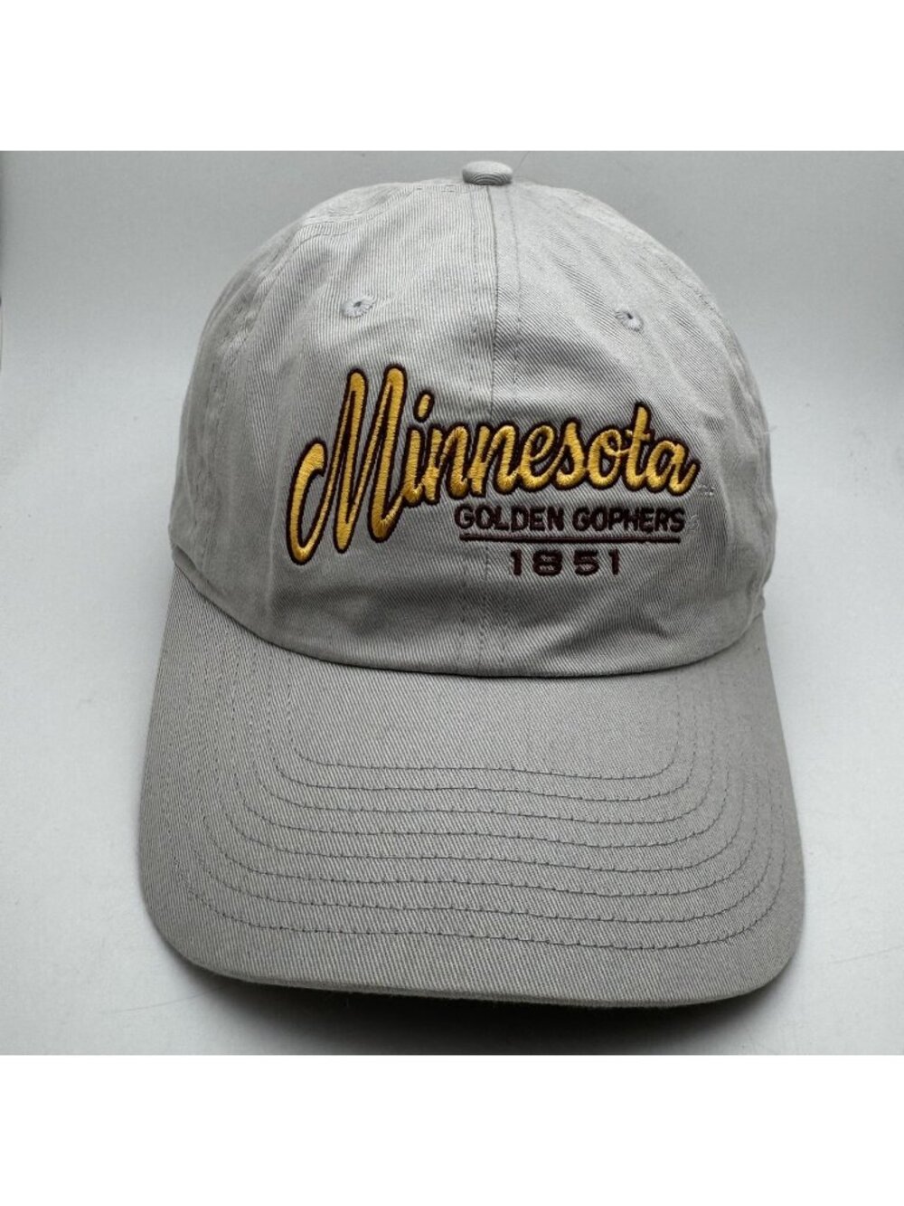 Minnesota Golden Gophers Baseball Cap Hat Captivating NCAA Adjustable  Grey